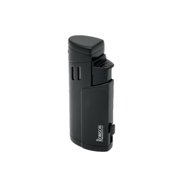 Ronson Αναπτήρας Cyclon Black 3 Jet Flame Με Punch 115002 - Χονδρική